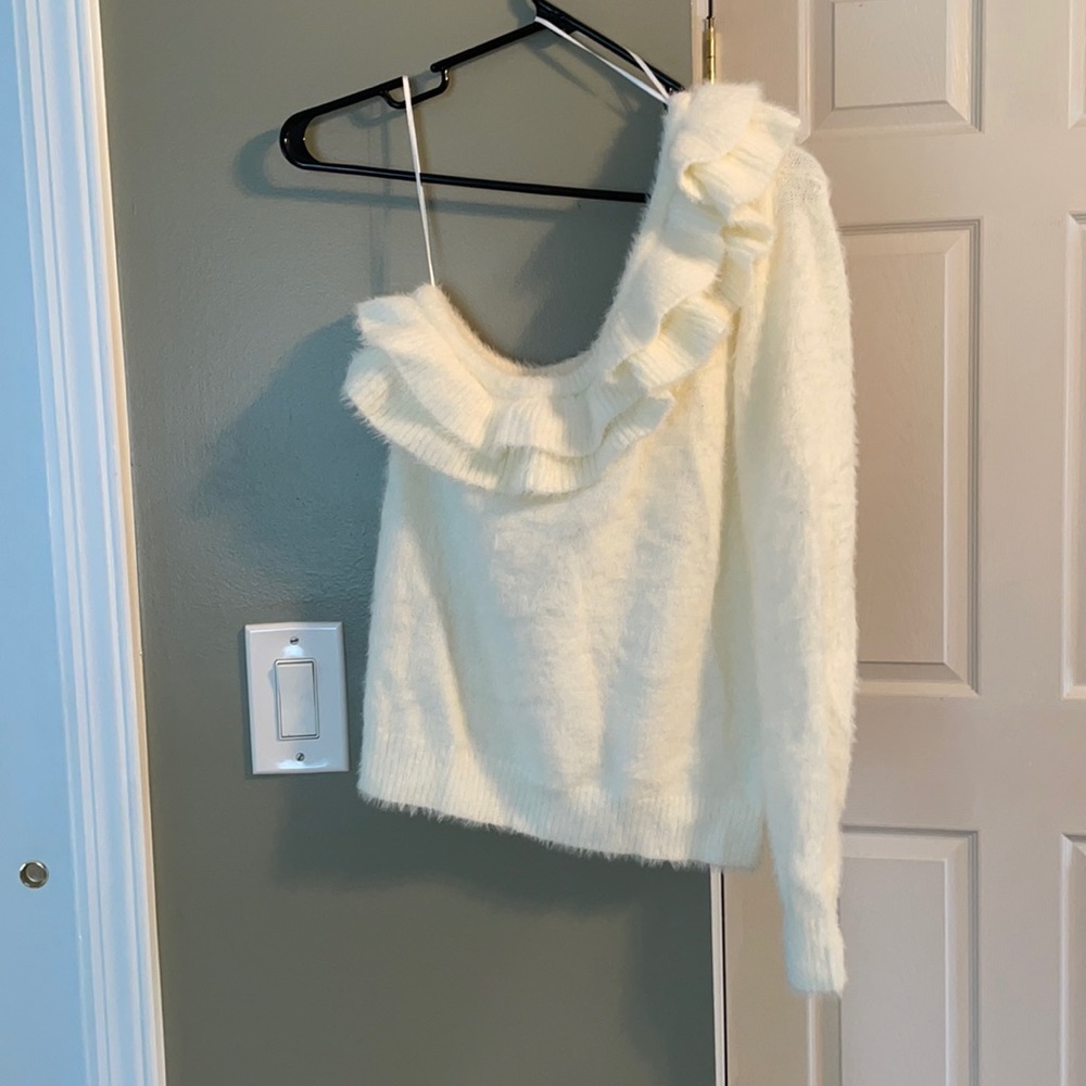 Off the shoulder sweater